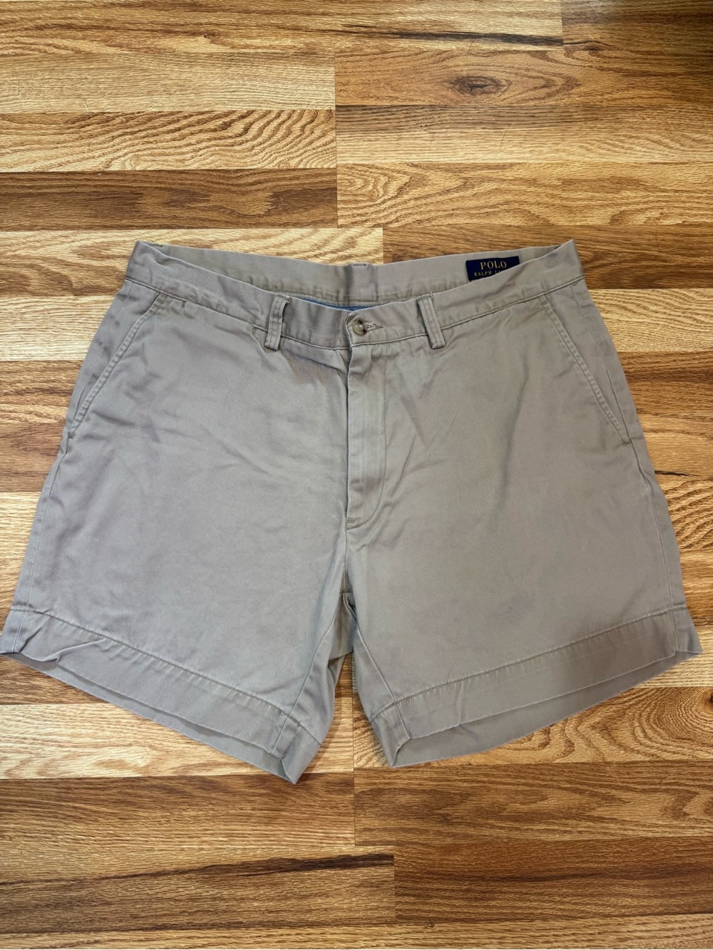 Polo Ralph Lauren Classic Fit Chino Shorts Men’s 35 Khaki 6” Inseam